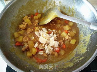 【东南亚】咖喱鸡肉饭的做法步骤：8