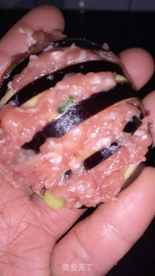 【贵州】茄子酿肉的做法步骤：5