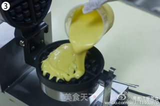 简单制作松软酥脆的华夫饼的做法步骤：3