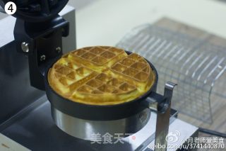 简单制作松软酥脆的华夫饼的做法步骤：4