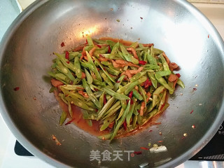 【东北】四季豆炒肉的做法步骤：7