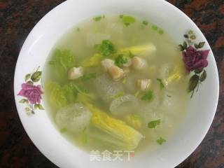 干贝竹笙煮娃娃菜的做法步骤：8