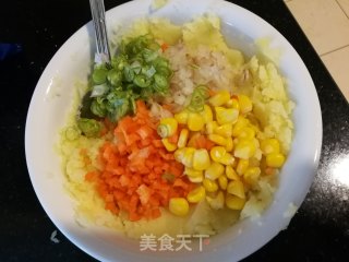 【山西】田园土豆饼的做法步骤：6