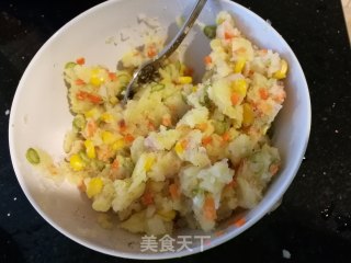 【山西】田园土豆饼的做法步骤：9