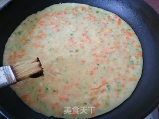 【烟台】酱香胡萝卜鸡蛋饼的做法步骤：8
