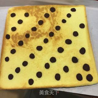 波点蛋糕卷的做法步骤：15