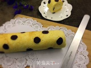 波点蛋糕卷的做法步骤：16