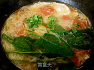 【天津】西红柿鸡蛋面汤的做法步骤：10