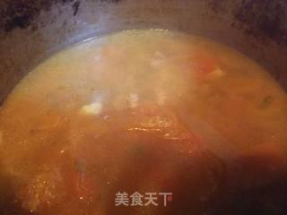 【东北】牛腩西红柿汤的做法步骤：3