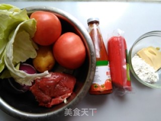 【上海】罗宋汤的做法步骤：1