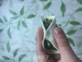 韭菜猪肉饺(两种大馅儿包法)的做法步骤：4