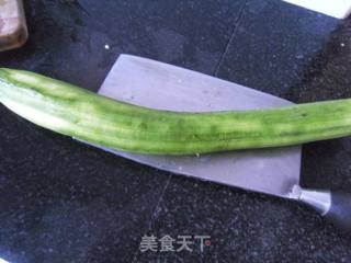【东北】咸火腿丝瓜片的做法步骤：3