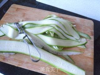 【东北】咸火腿丝瓜片的做法步骤：4