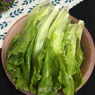 【广东】油淋生菜的做法步骤：1
