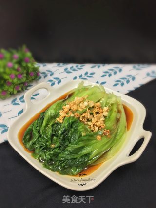 【广东】油淋生菜的做法步骤：6