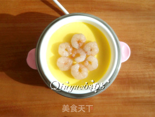 【山西】虾仁鸡蛋羹的做法步骤：5