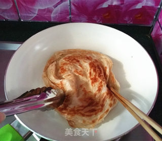 【台湾】火腿鸡蛋手抓饼的做法步骤：7