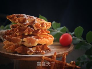 【广东】巧克力碎华夫饼（酵母版）的做法步骤：9
