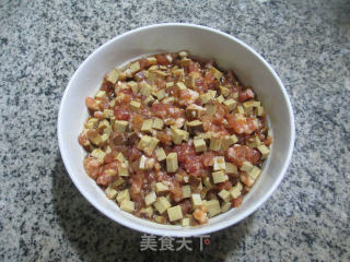 【宁波】鸡蛋干蒸肉末的做法步骤：9