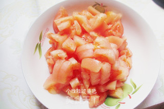 番茄鸡蛋面疙瘩汤的做法步骤：3