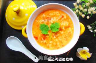 番茄鸡蛋面疙瘩汤的做法步骤：12