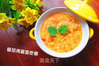 番茄鸡蛋面疙瘩汤的做法步骤：13