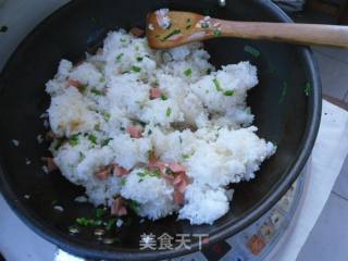 【东北】小葱炒饭的做法步骤：6