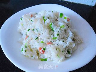 【东北】小葱炒饭的做法步骤：9