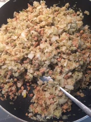 酸菜肉—菜团子的做法步骤：11