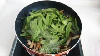 【湖北】黄陂熏干炒荷兰豆的做法步骤：7