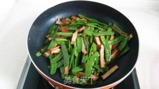 【湖北】黄陂熏干炒荷兰豆的做法步骤：10