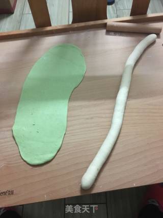 翡翠白玉饺的做法步骤：2