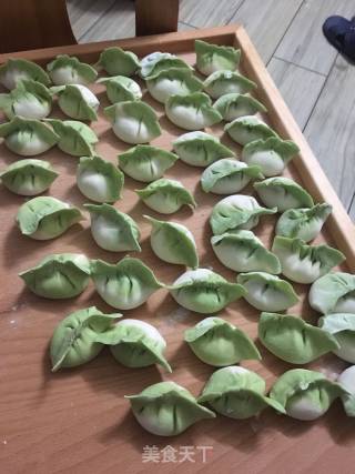 翡翠白玉饺的做法步骤：4