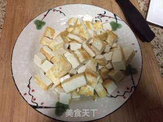 【金华】黄金豆腐（金银满仓）的做法步骤：1