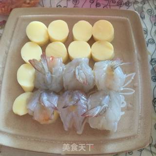 【日本】豆腐蒸虾的做法步骤：5