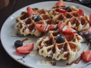 【香港】脆脆华夫饼的做法步骤：7