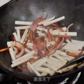 炒年糕的做法步骤：7