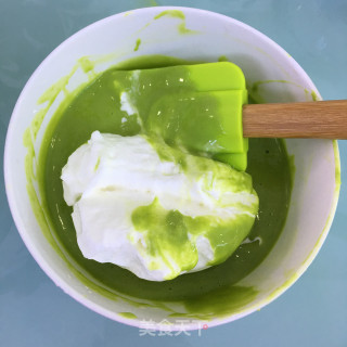 【广东】菠菜奶油蛋糕卷的做法步骤：6