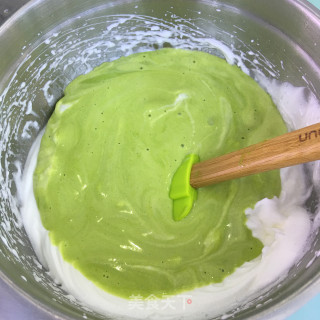 【广东】菠菜奶油蛋糕卷的做法步骤：7