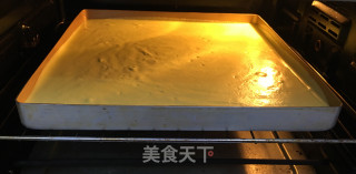 【广东】菠菜奶油蛋糕卷的做法步骤：9
