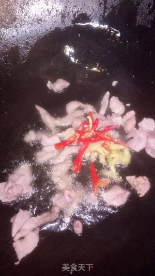 干丝香菜炒肉的做法步骤：3
