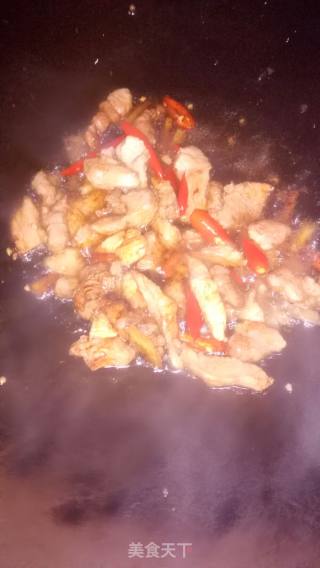 干丝香菜炒肉的做法步骤：4