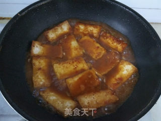 【东北】蒜蓉辣酱烧豆腐的做法步骤：6