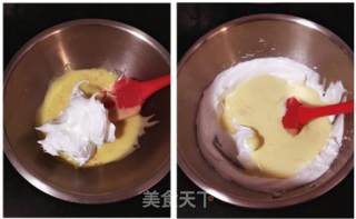 豆沙花香橙蛋糕（6寸）的做法步骤：6