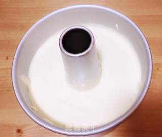 豆沙花香橙蛋糕（6寸）的做法步骤：7