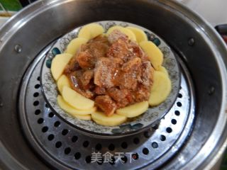 【武汉】土豆粉蒸肉的做法步骤：12