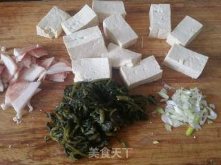 【东北】雪里蕻炖豆腐的做法步骤：2
