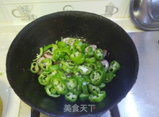 【西安】尖椒梆梆肉的做法步骤：8
