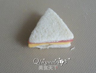 【河北】火腿西多士的做法步骤：6