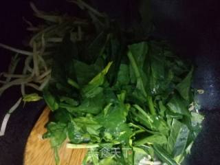 【辽宁】菠菜小炒豆芽菜的做法步骤：4